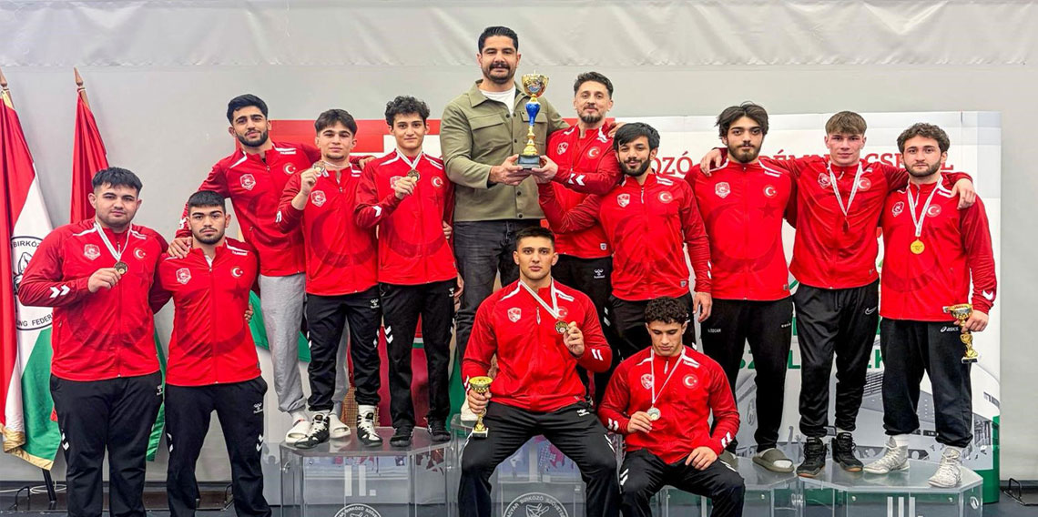 U20 Grekoromen Güreş Milli Takımı şampiyon oldu