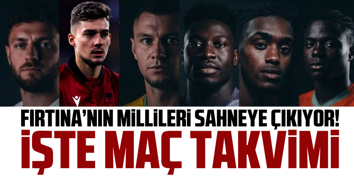 Trabzonspor’un yıldızlarının maç programı belli oldu! İşte tarihler