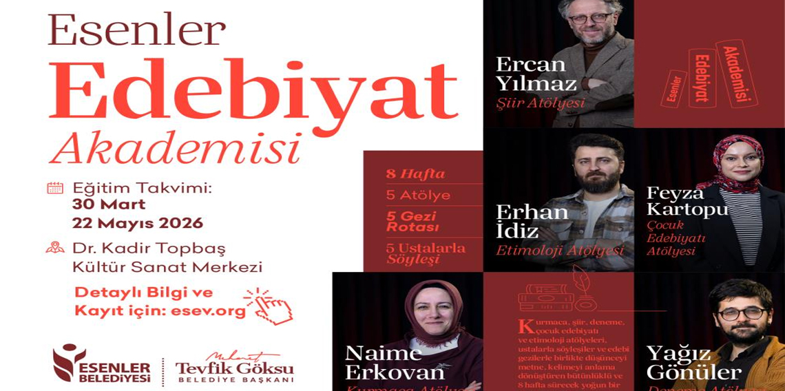 Edebiyatın yeni kalemleri Esenler'de yetişecek