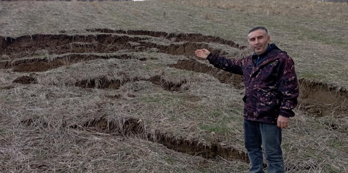 Tokat Sulusaray’da Yoğun Yağış Heyelana Neden Oldu