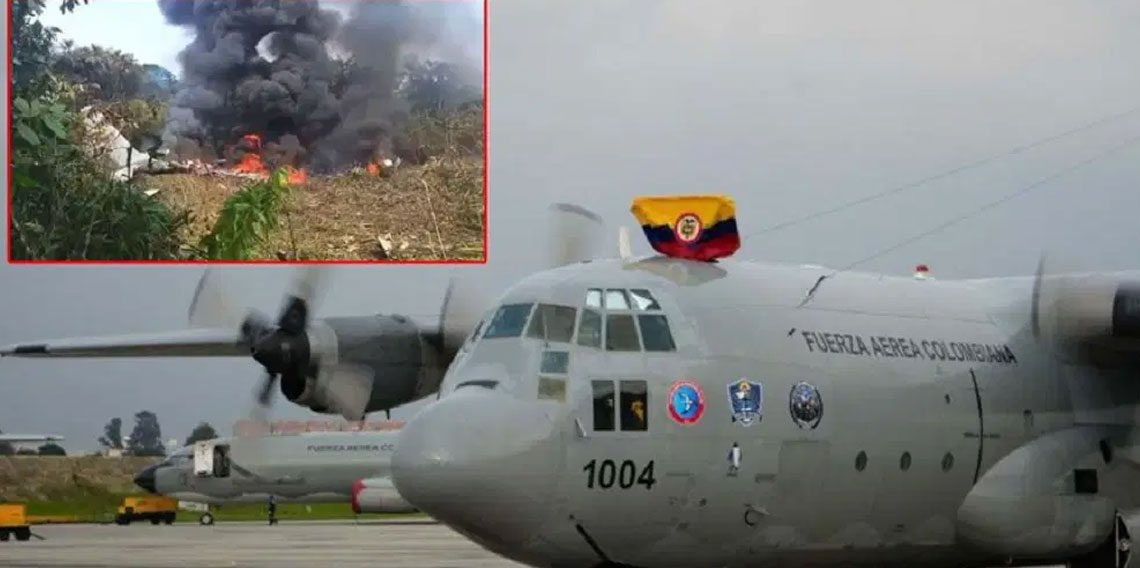 Kolombiya’da askeri uçak kazası: Can kaybı 34’e yükseldi