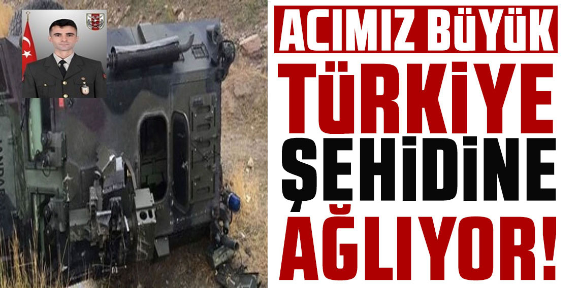 Ağrı'dan acı haber geldi: 1 askerimiz şehit oldu!