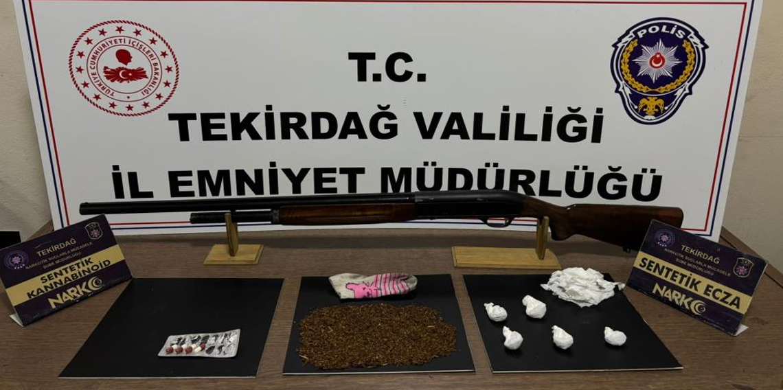 Tekirdağ’da uyuşturucu operasyonu: 10 kişi tutuklandı