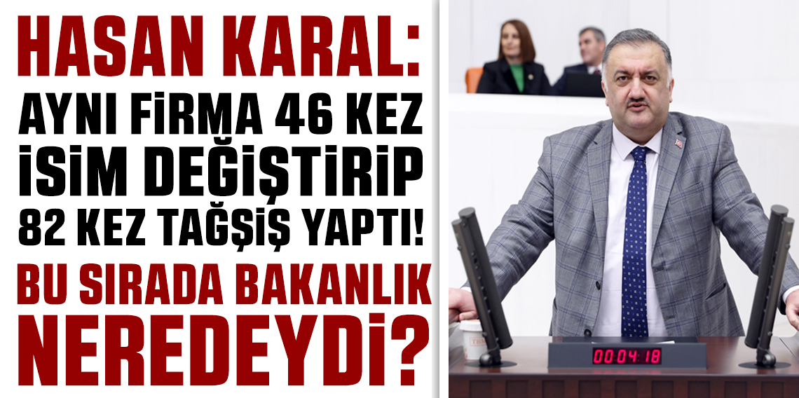DEVA Partili Karal isyan etti! Bakanlık Nerede?