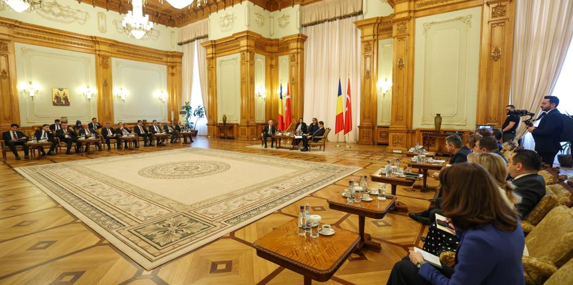 TBMM Başkanı Kurtulmuş, Romanya Senato Başkanı Abrudean ile görüştü