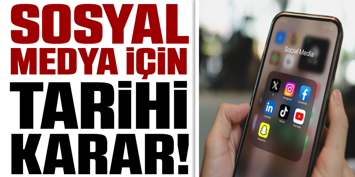 Sosyal medyada tarihi karar