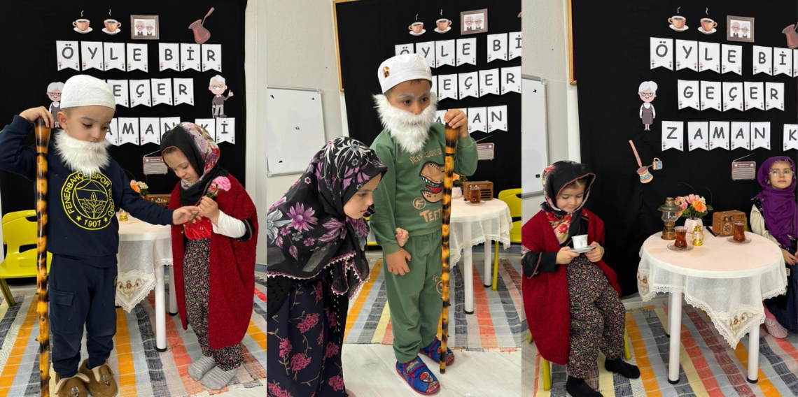 Minik Öğrenciler Aydıntepe Anaokulunda Yaşlıları Canlandırdı