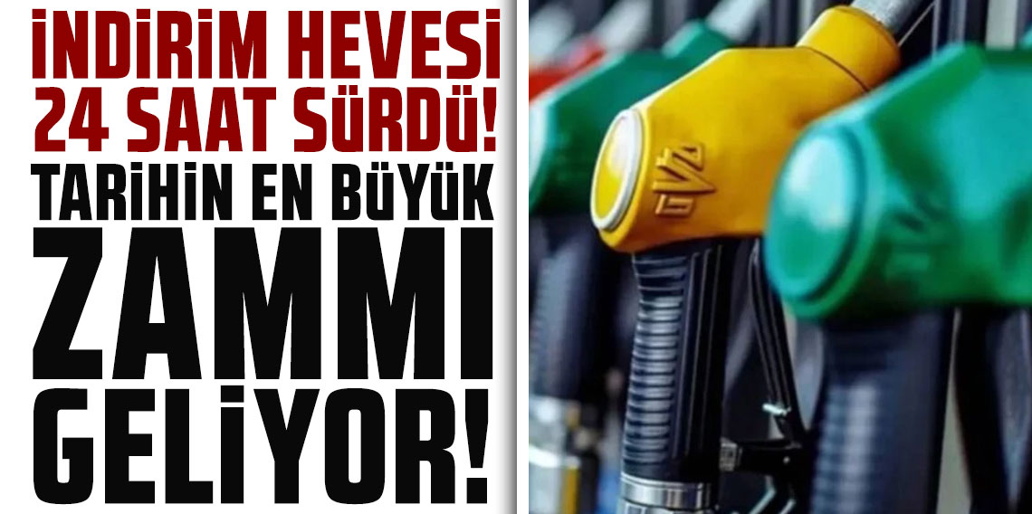 Akaryakıtta indirim müjdesini unutun; tarihin en büyük zammı geliyor!