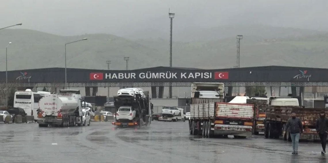 Habur Sınır Kapısı’nda ticaret trafiği kesintisiz sürüyor