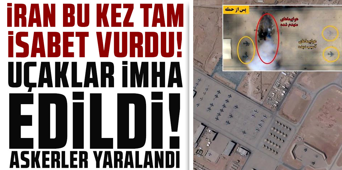 İran bu kez tam isabet vurdu! Uçaklar imha edildi, askerler yaralandı