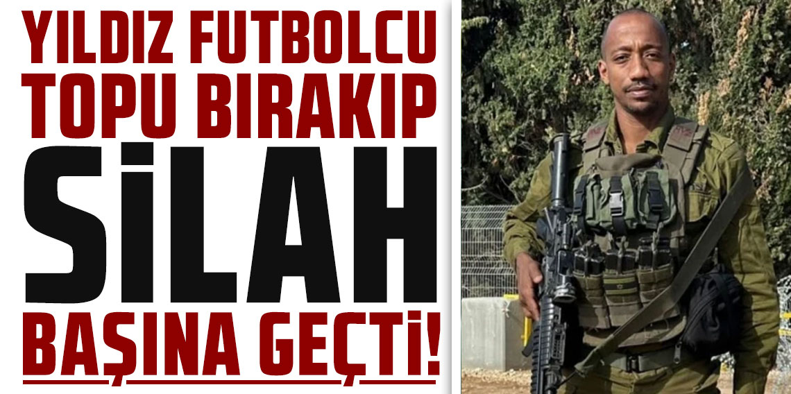 Futbol dünyası şokta! Yıldız futbolcu topu bırakıp silah başına geçti