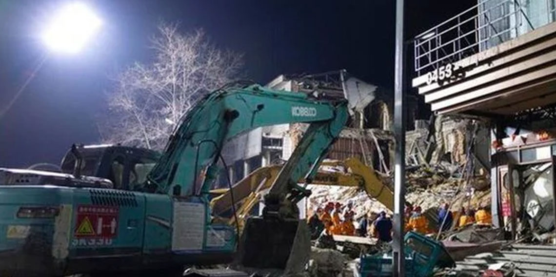 Çin'in Heilongjiang eyaletinde bina çöktü: 7 ölü