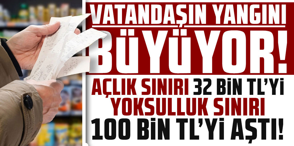 Mart 2026 açlık ve yoksulluk sınırları açıklandı, yoksulluk da açlık da sınırları yıktı!