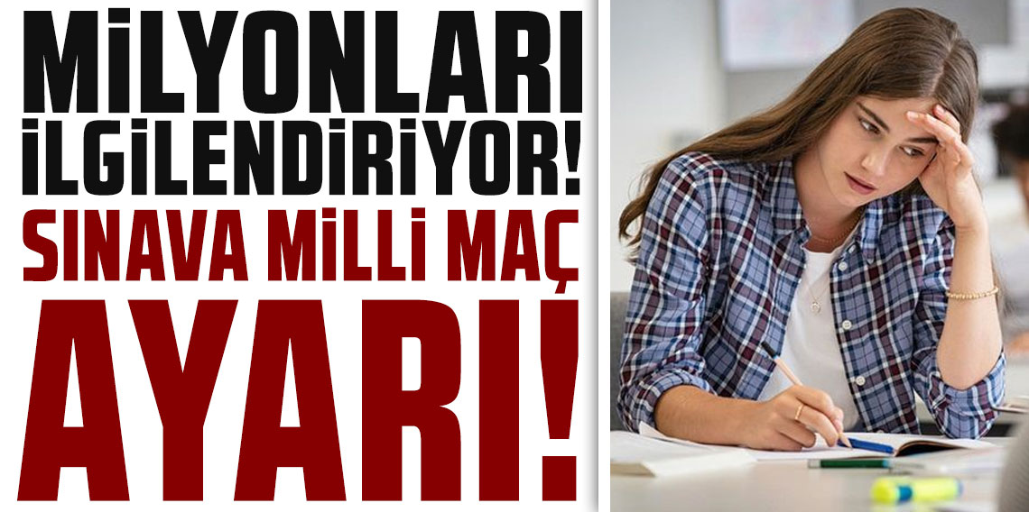 Milli Eğitim Bakanı Tekin: LGS milli maç ile çakışıyor, bir gün öne çekilebilir