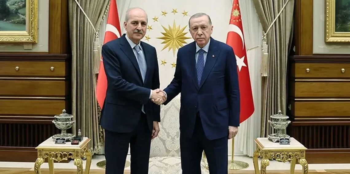 Erdoğan, Numan Kurtulmuş ile görüştü! Gündem Terörsüz Türkiye süreci
