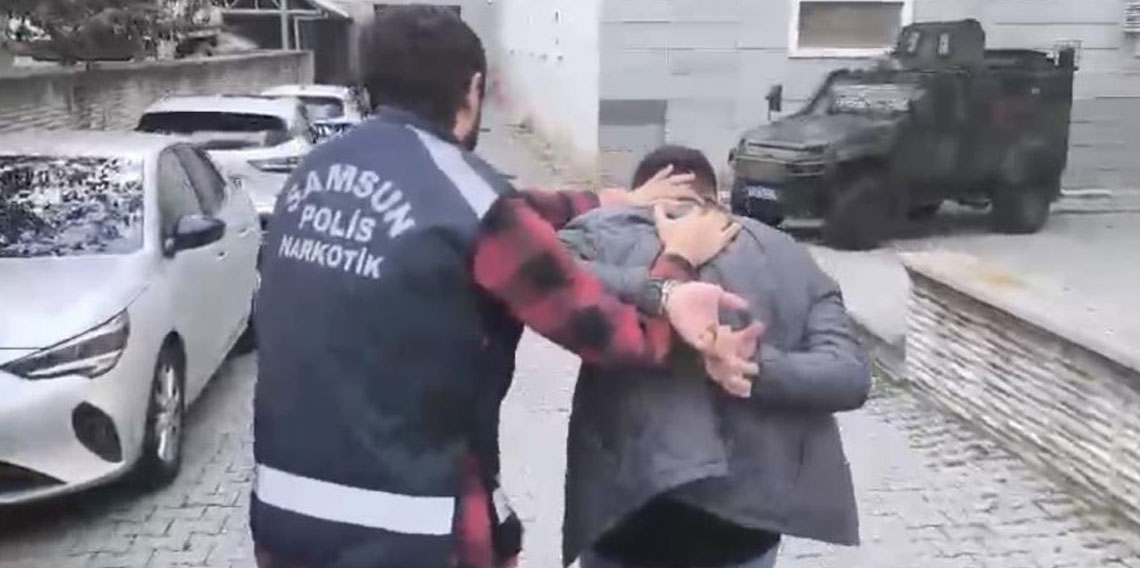 Samsun’da 9,5 yıl hapis cezası bulunan şahıs yakalandı
