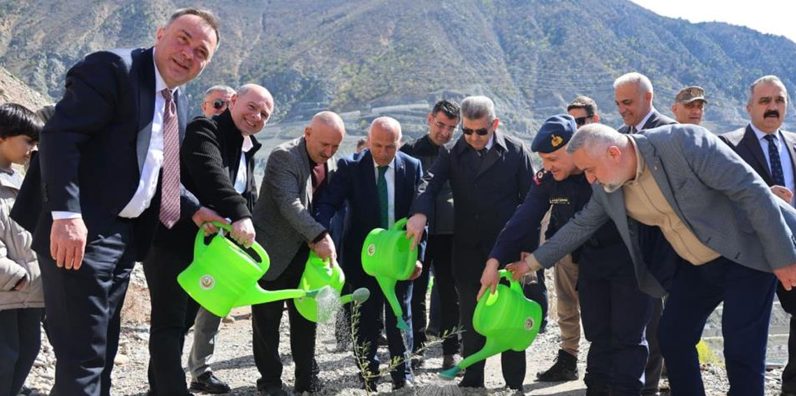 Artvin’de 450 Butko zeytini fidanı toprakla buluşturuldu!