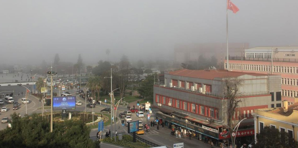 Karadeniz’de sis alarmı: Samsun sahili görünmez oldu