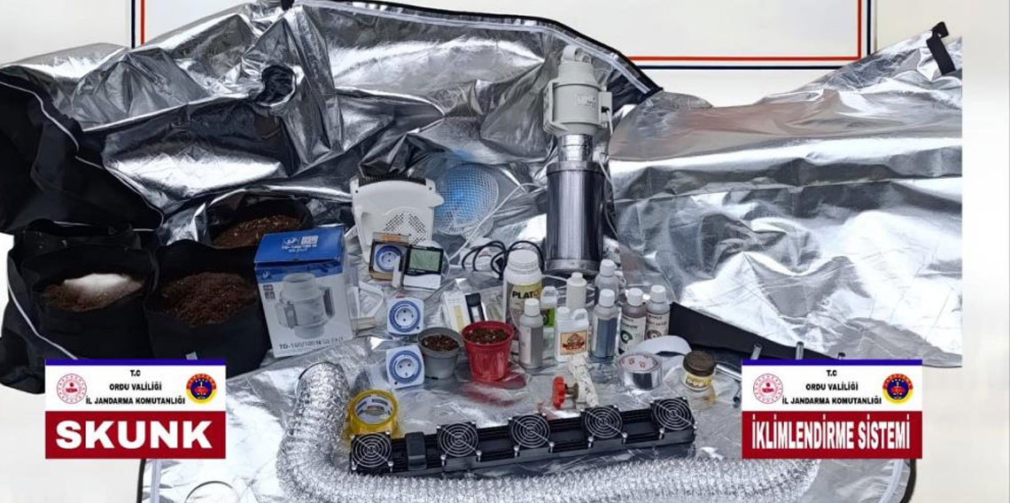 Ordu'da uyuşturucuyla mücadele: 89 operasyon, 3 tutuklama