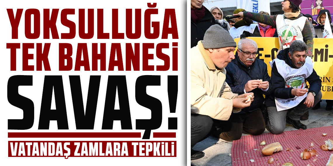 Yoksulluğa tek bahanesi savaş