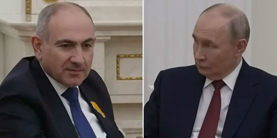 Paşinyan, Putin'in isteğini dünyanın gözü önünde reddetti!