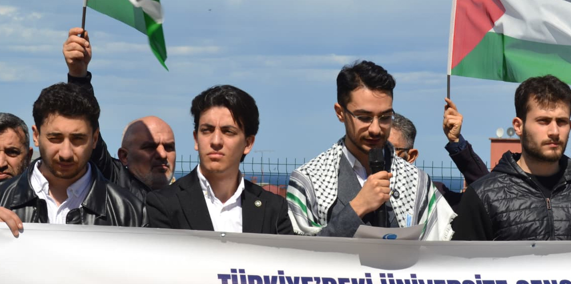 Trabzon'da Mescid-i Aksa İçin Basın Açıklaması