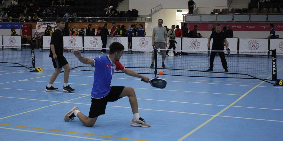 Samsun'da 670 sporcu Pickleball Şampiyonası'nda buluştu