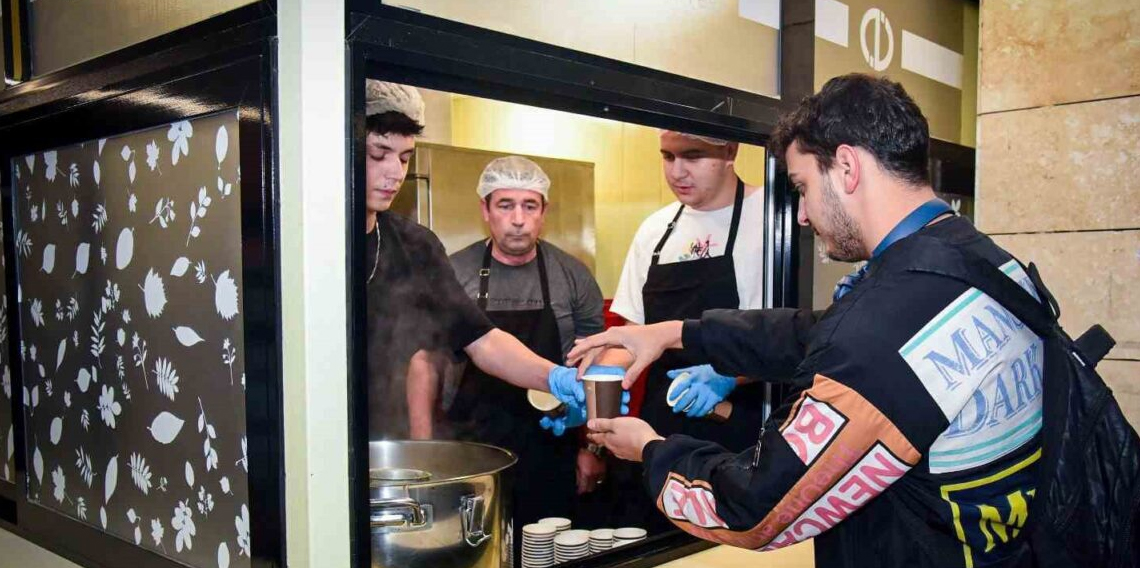 Sınav haftasında çorba, çay ve kahve ikramı