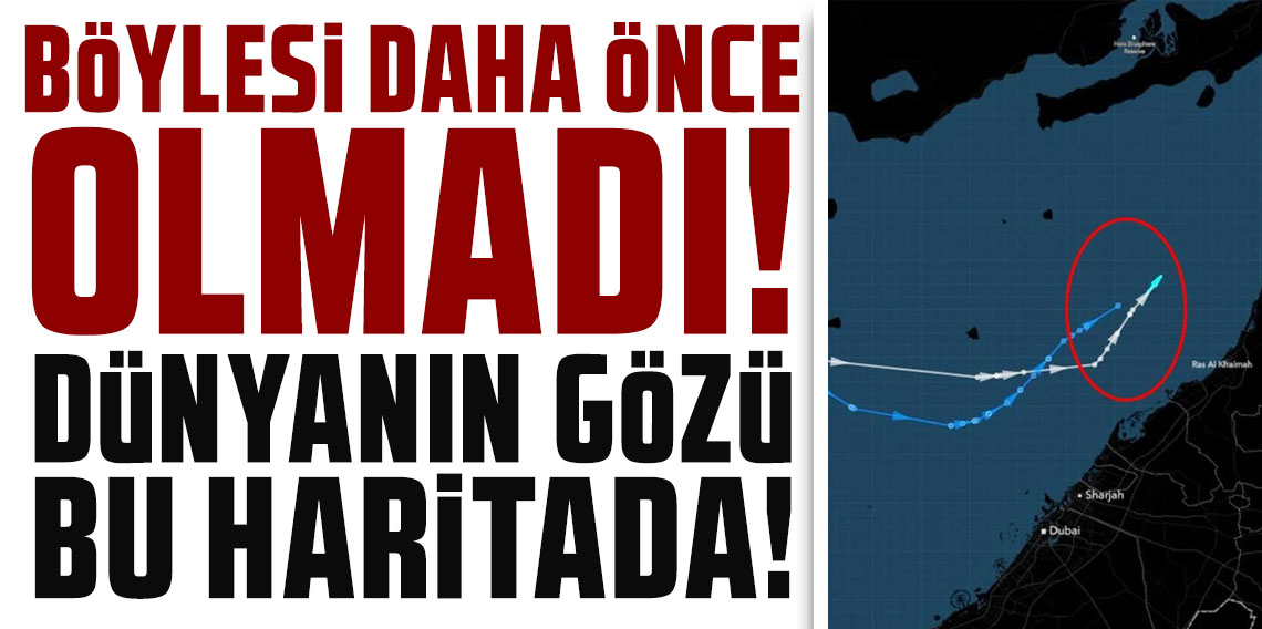 Savaştan bu yana bir ilk! Dünya 2 gemiyi adım adım takip ediyor