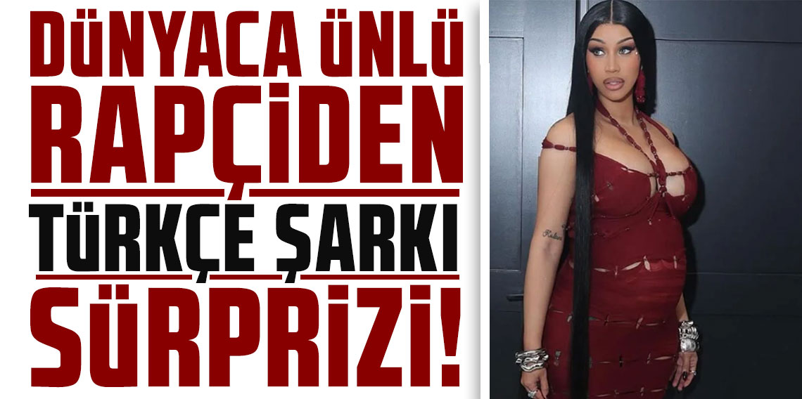 Dünyaca ünlü rapçiden Türkçe şarkı sürprizi! 164 milyon takipçisiyle paylaştı