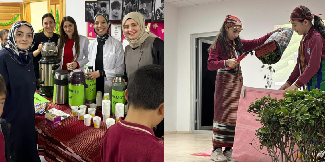 Bayburt’ta Miniklerden Çay Festivali, Çayın Yolculuğu Sahneye Taşındı