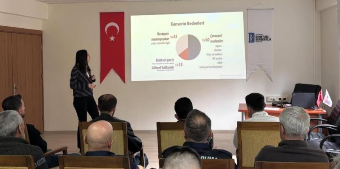 Bayburt’ta Kanser Bilinci Semineri, Denetimli Serbestlik Yükümlülerine Erken Teşhis Eğitimi