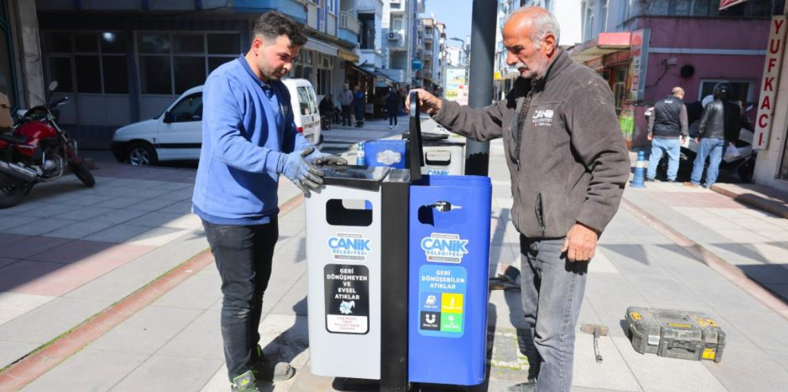 Canik'e yeni atık noktaları