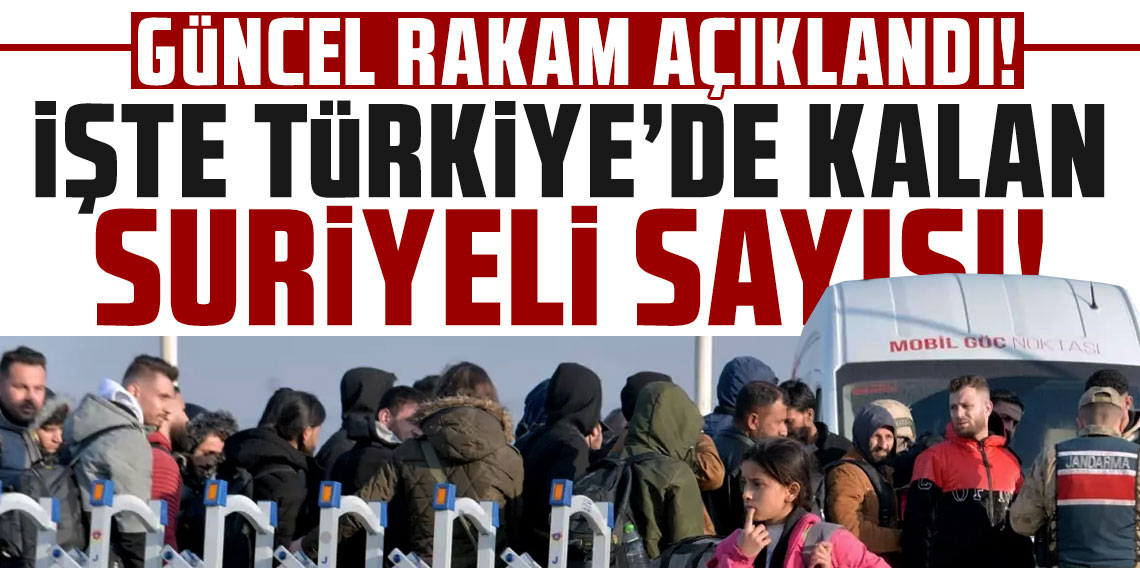 Geçici koruma altındaki Suriyeli sayısı 5 yılda yüzde 38,5 azaldı