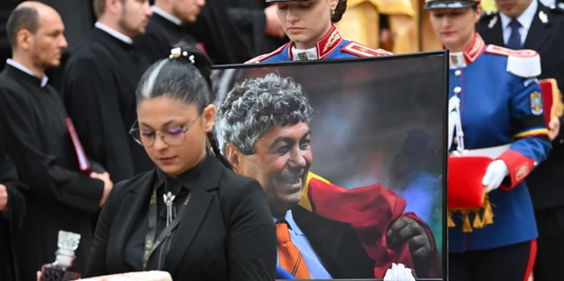 Romanya'da Mircea Lucescu için cenaze töreni düzenlendi