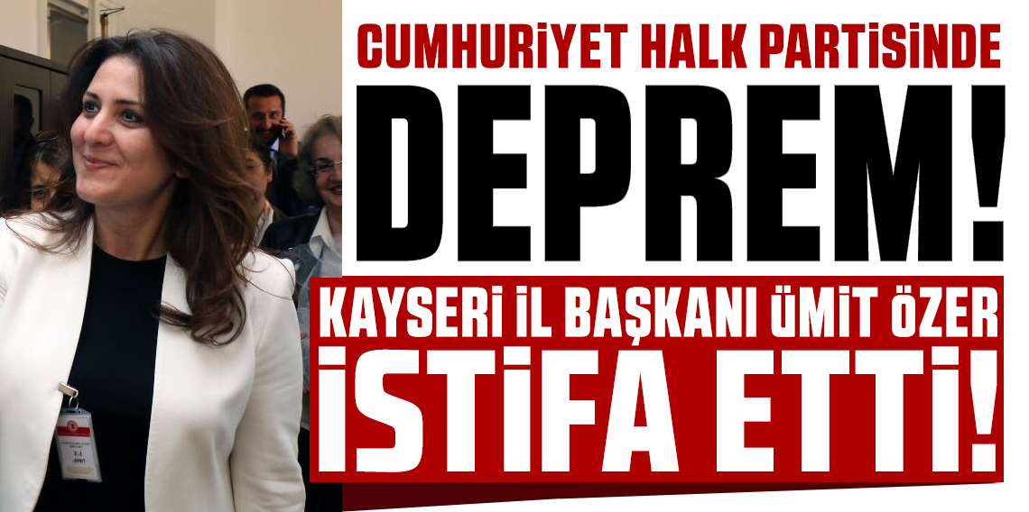 CHP'de İstifa Şoku!