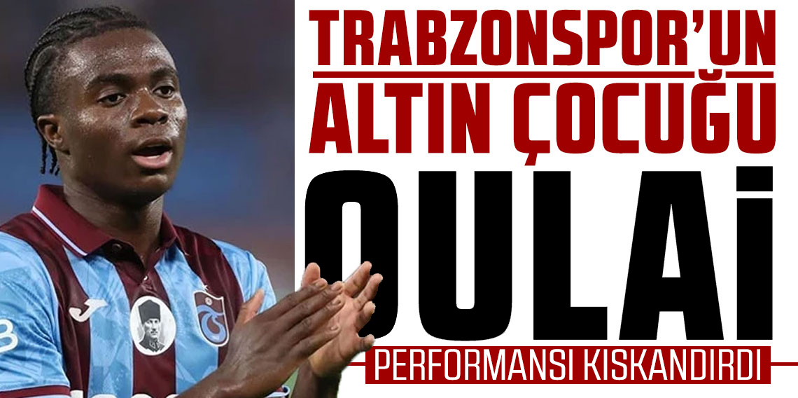 Trabzonspor'un orta saha istatistiklerinde Oulai zirvede!
