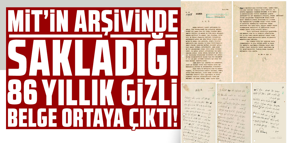 MİT’ten 1940 tarihli 