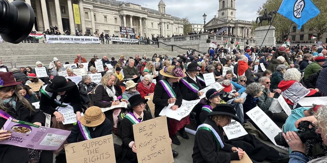 Londra polisinden Filistin’e destek gösterisine müdahale: 212 gözaltı