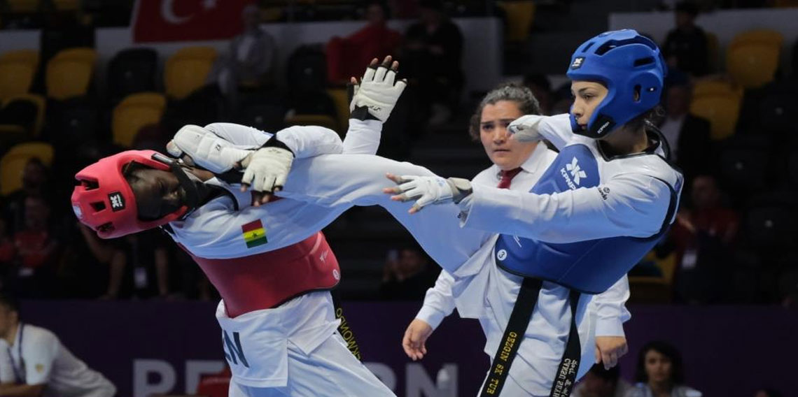 Milli taekwondocu Cansu Şeyhoğlu dünya ikincisi