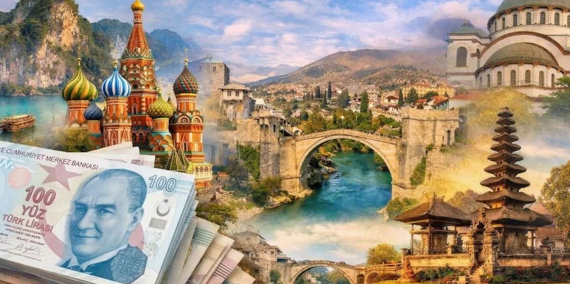 Tatil rotaları: Türk Lirası'nın değerli olduğu ülkeler 2026