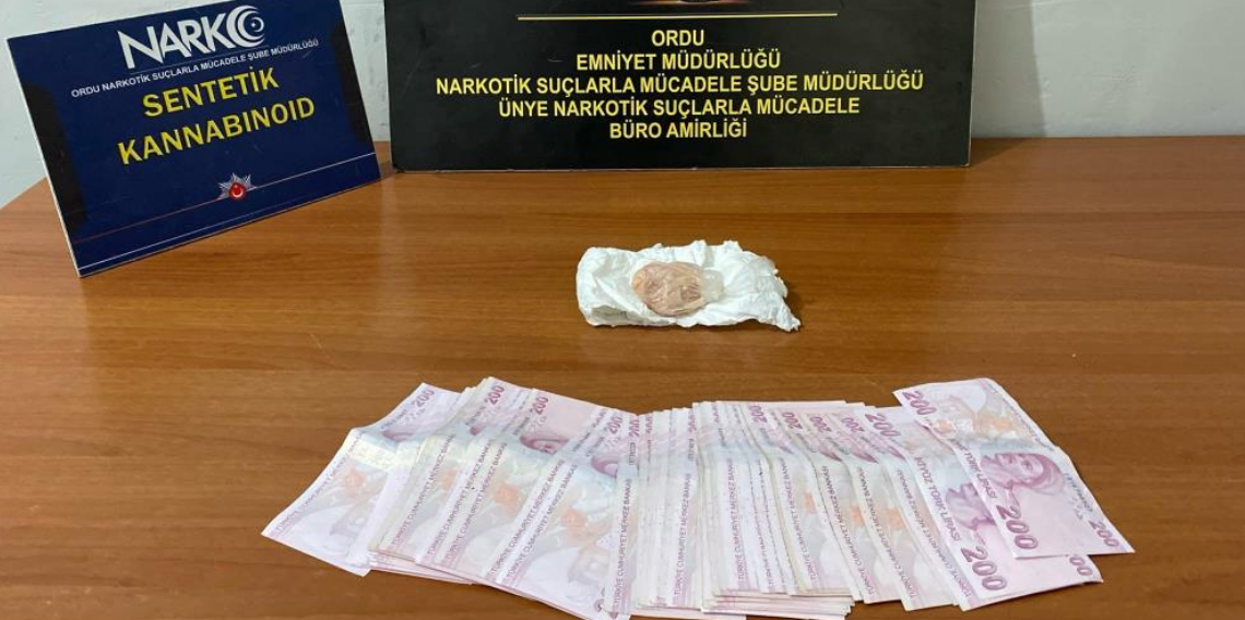 Ordu’da uyuşturucu operasyonlarında 3 tutuklama