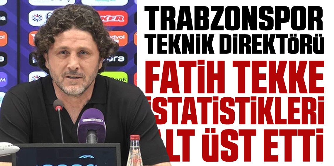 Trabzonspor'da Fatih Tekke'den dev başarı!