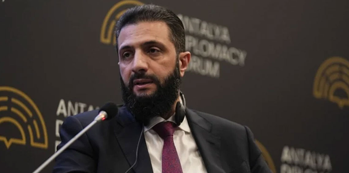 Ahmed Şara Antalya'da: Suriye'yi yeniden ayağa kaldırdık