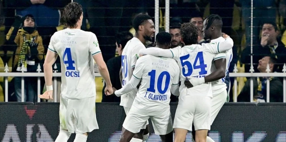 Rizesporlu Ali Sowe'dan Fenerbahçe'ye 5. gol