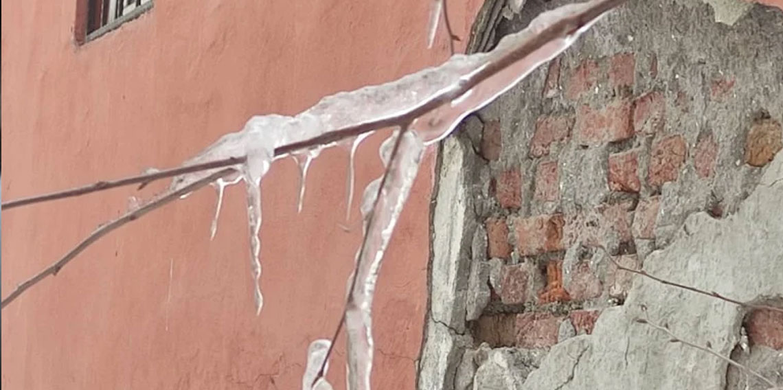 Ardahan’da dondurucu soğuklar: Ağaçlar buzla kaplandı