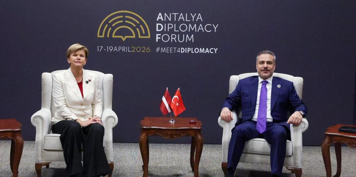 Dışişleri Bakanı Fidan, Letonyalı mevkidaşı Braze ile görüştü