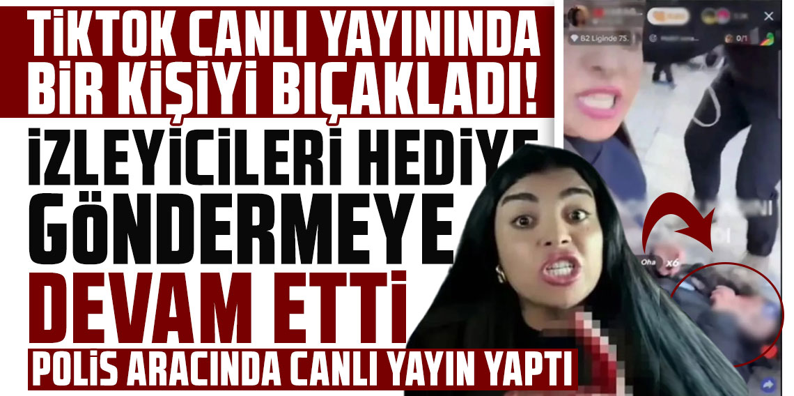 TikTok canlı yayınında bir kişiyi bıçakladı, izleyicileri hediye göndermeye devam etti