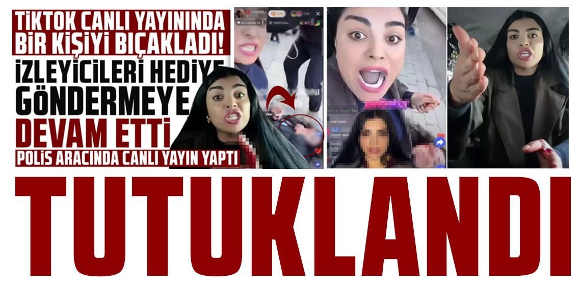 Canlı yayında bir kadını bıçaklayan TikTok fenomeni tutuklandı