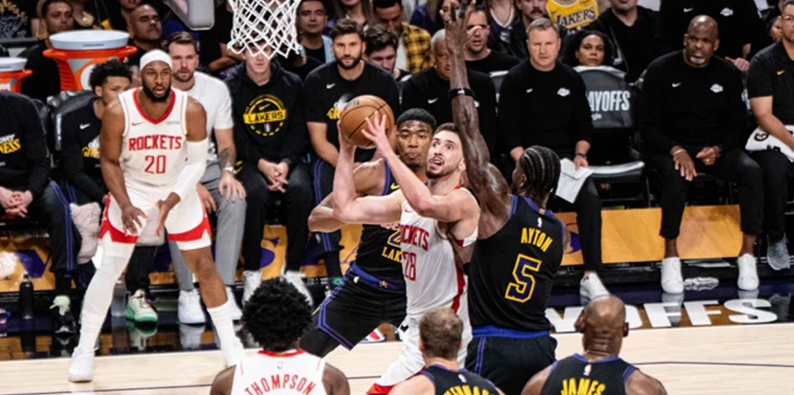 Alperen Şengün'ın çabası yetmedi Lakers seriyi 2-0'a getirdi